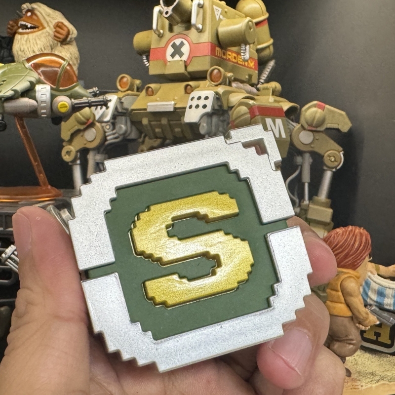 Model Kit Metal Slug - سبيكة معدنية ستيريو صندوق الذخيرة الصوتية