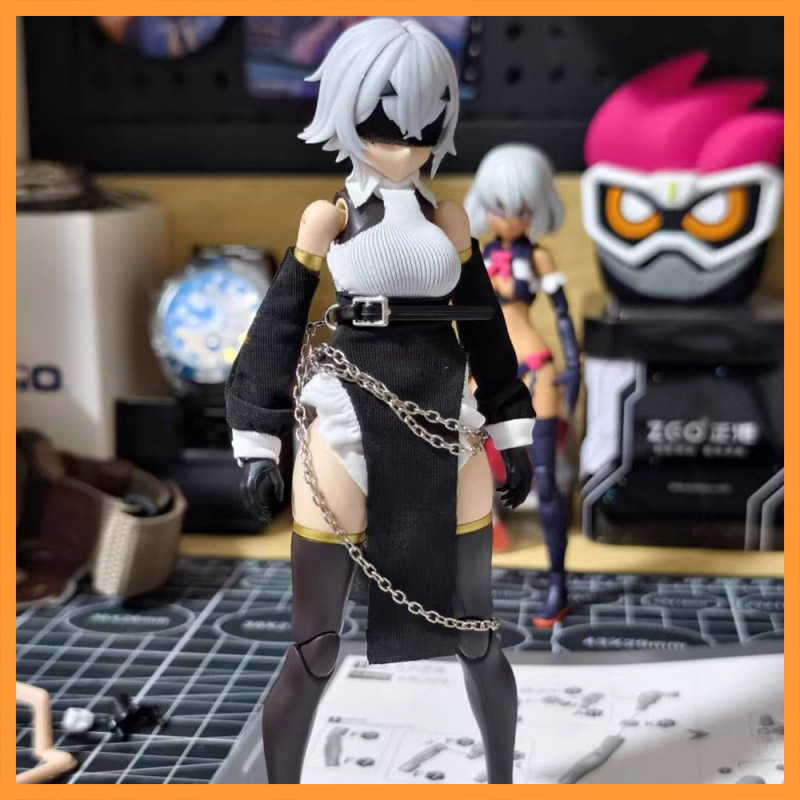Model Kit Girls - 1/12 مقياس ملون قبالة الكتف أعلى