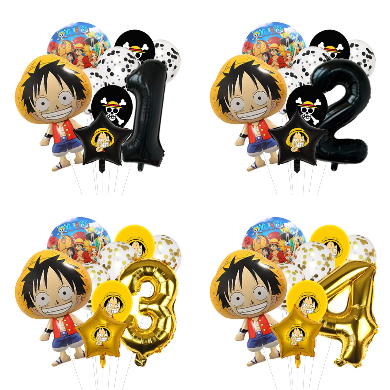 Model Kit One Piece Bandai - طقم بالونات عيد ميلاد ون بيس