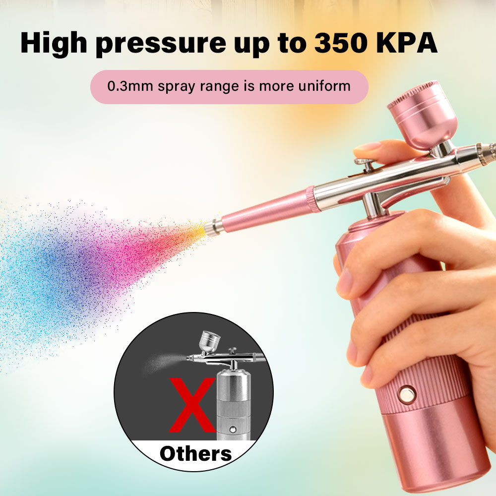 Airbrush Compressor Kit - طقم ضاغط البخاخة القابل لإعادة الشحن،
