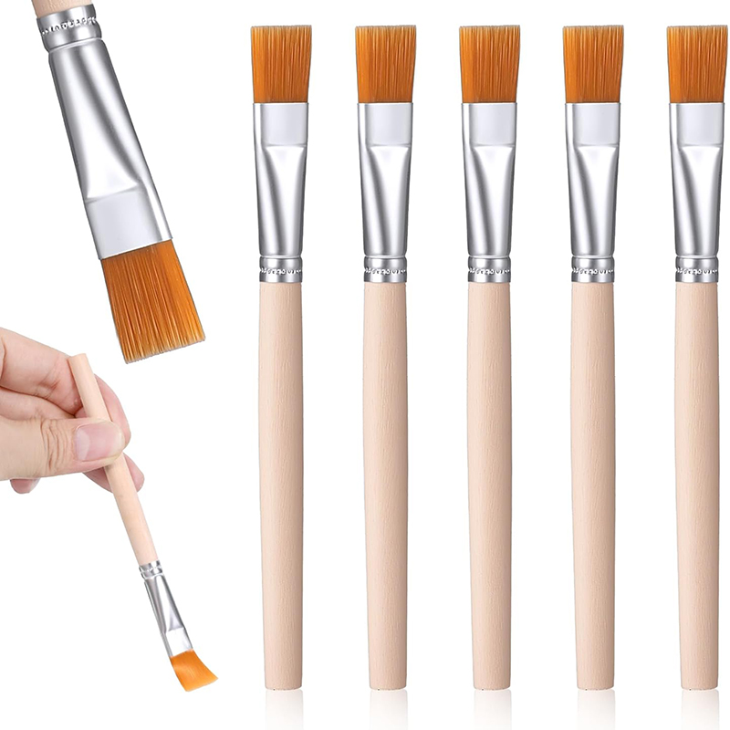 Metallic Paint Set - مجموعة من 5 فرش طلاء صغيرة