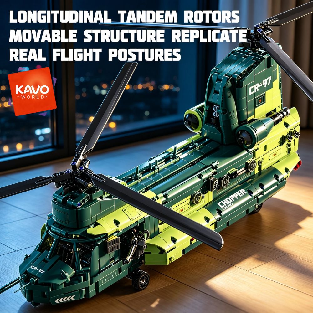 Model Kit In Era - مجموعة ألعاب بناء طائرات KAVOWORLD 1826