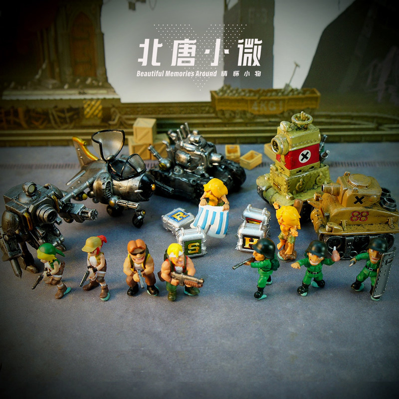 مجسمات معدنية مصغرة من سلسلة M - مراجعة Model Kit Metal Slug وسعره