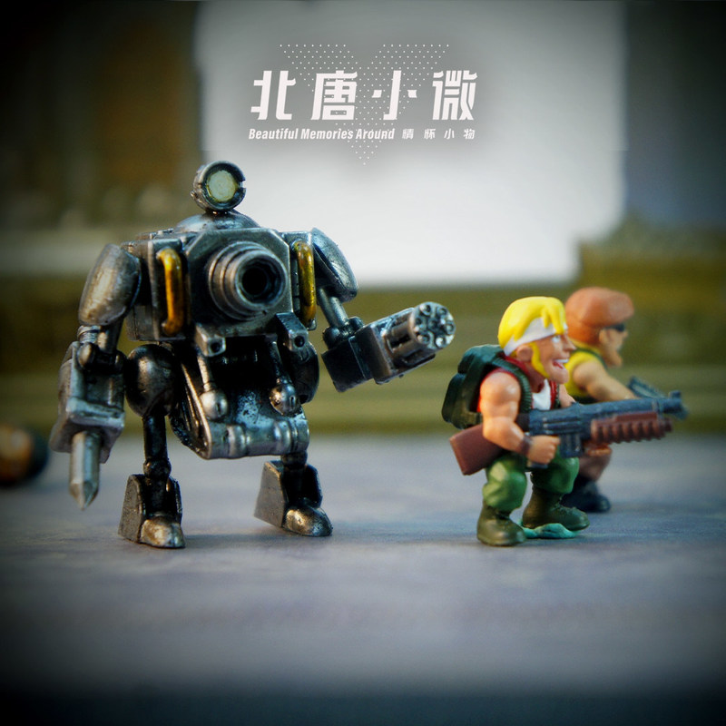 مجسمات معدنية مصغرة من سلسلة M - مراجعة Model Kit Metal Slug وسعره