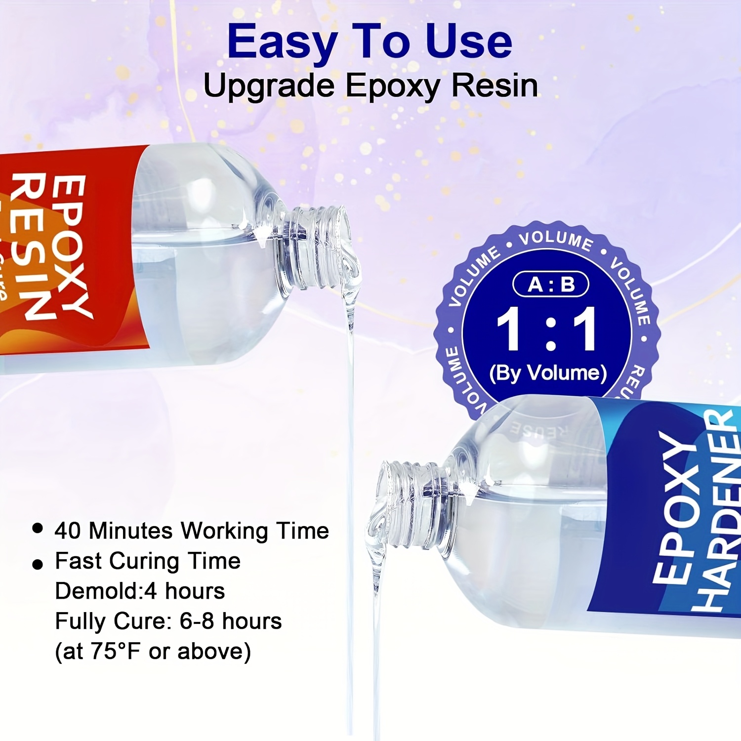 طقم راتنج إيبوكسي شفاف 8 أونصة - مراجعة Resin Kit Cast وسعره