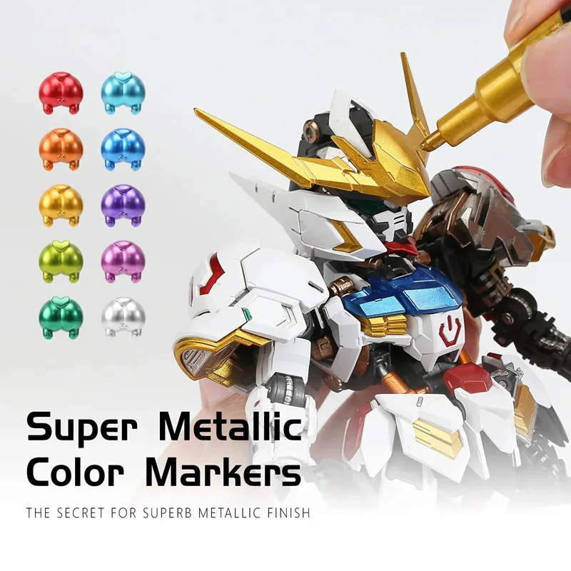 أقلام تلوين معدنية للرسم على ا - مراجعة Metallic Paint Set وسعره