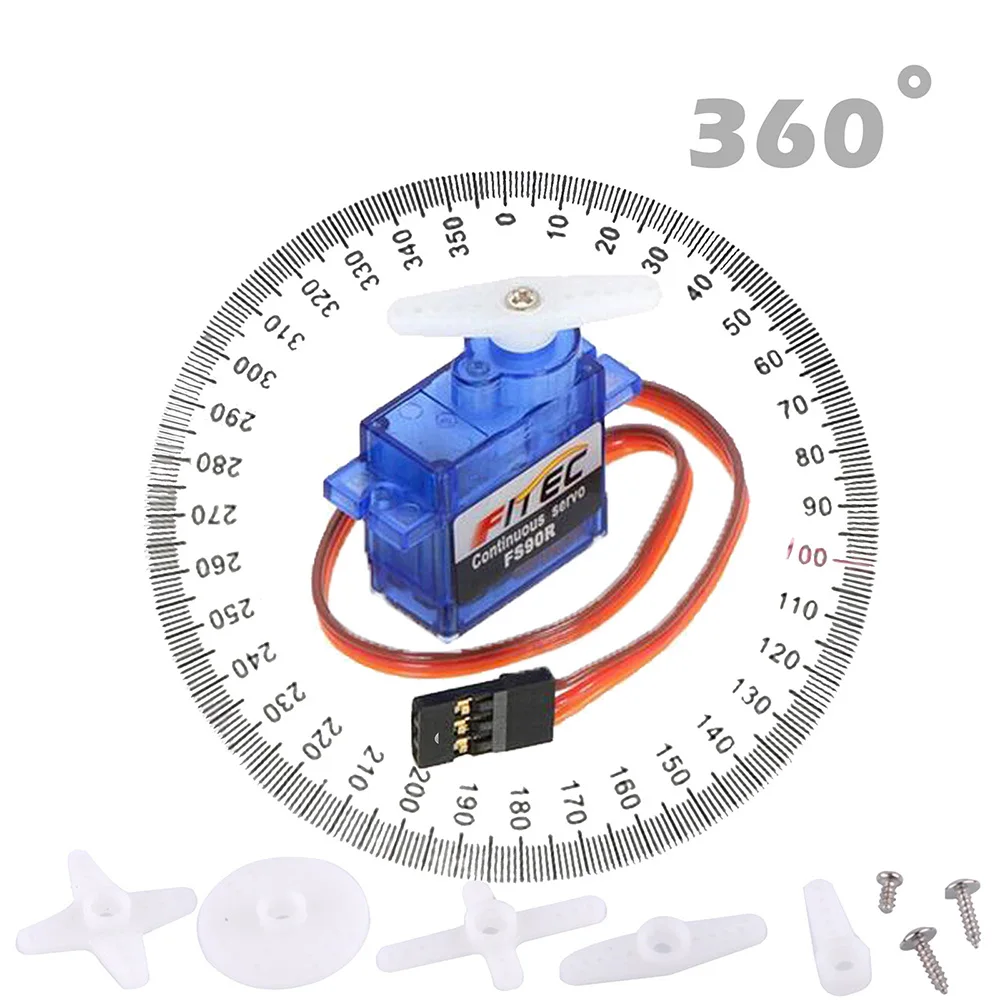 Feetech Mini FS90R مايكرو سيرف - مراجعة Model Kit Ship وسعره