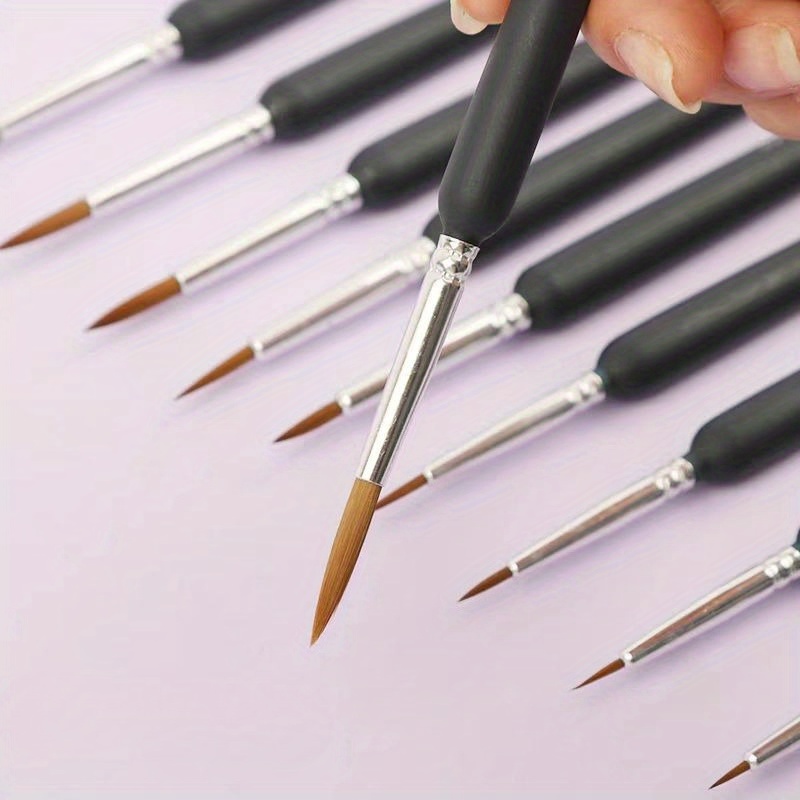 مجموعة فرش رسم احترافية مكونة  - مراجعة Metallic Paint Set وسعره