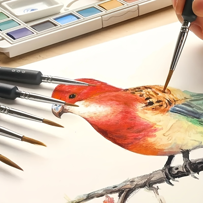 مجموعة فرش رسم احترافية مكونة  - مراجعة Metallic Paint Set وسعره