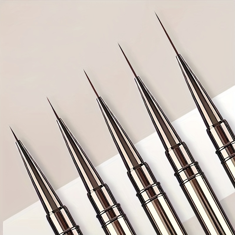 5 قطعة مسمار الفن بطانة فرش رس - مراجعة Metallic Paint Set وسعره