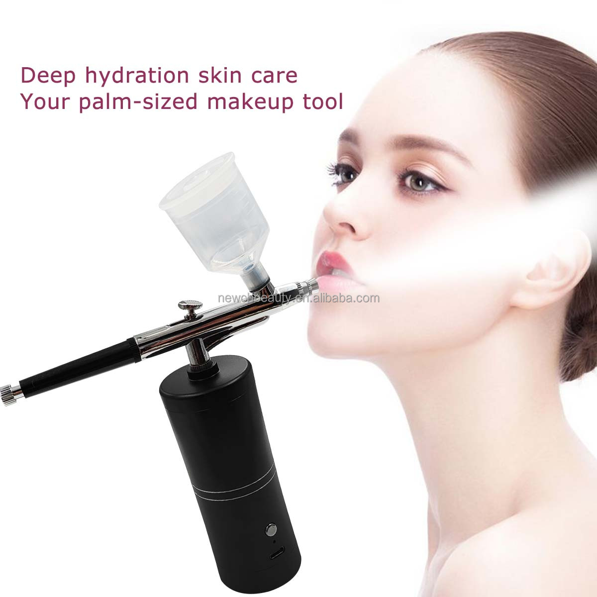 طقم فرشاة هوائية لاسلكية مع ضا - مراجعة Airbrush Compressor Kit وسعره