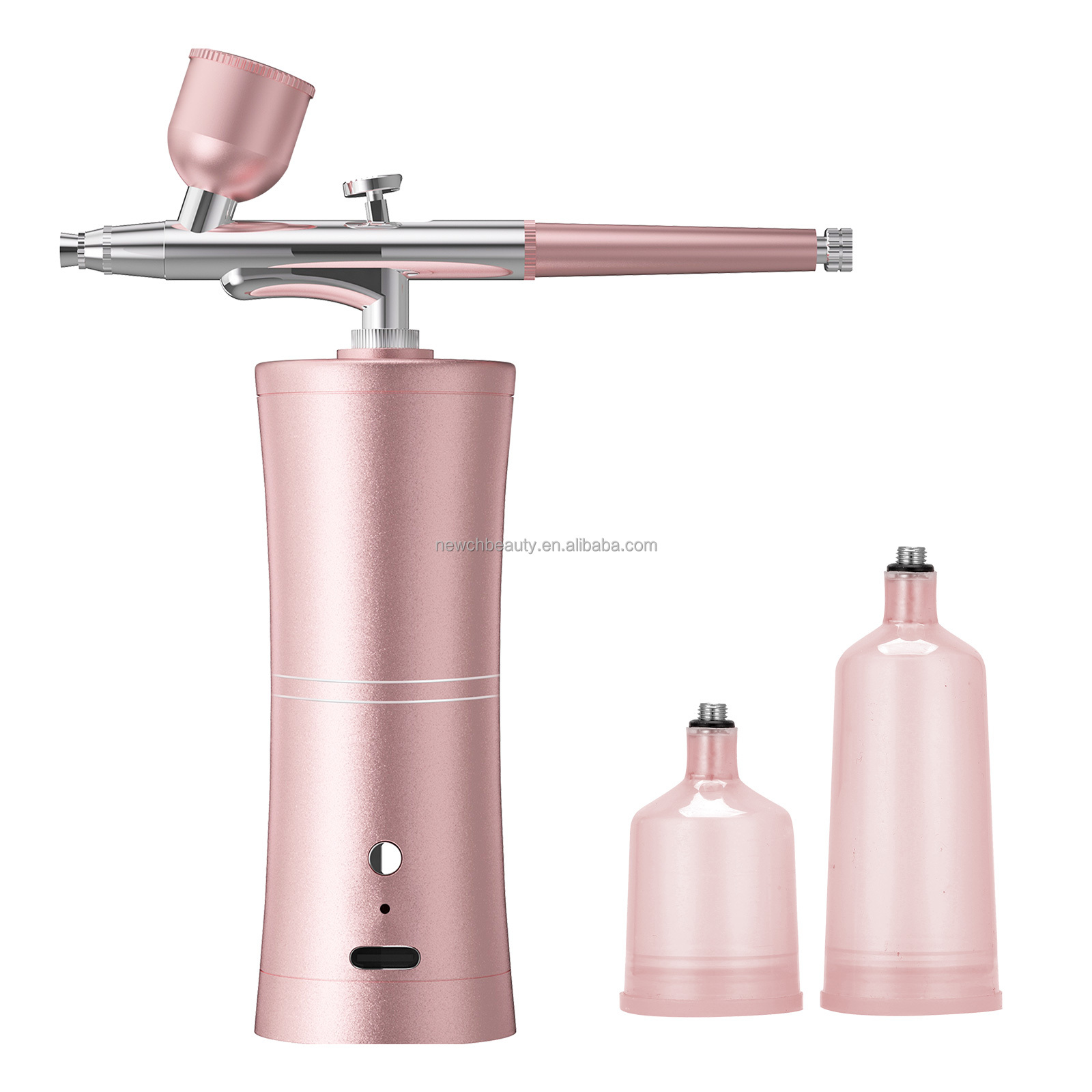 طقم فرشاة هوائية لاسلكية مع ضا - مراجعة Airbrush Compressor Kit وسعره