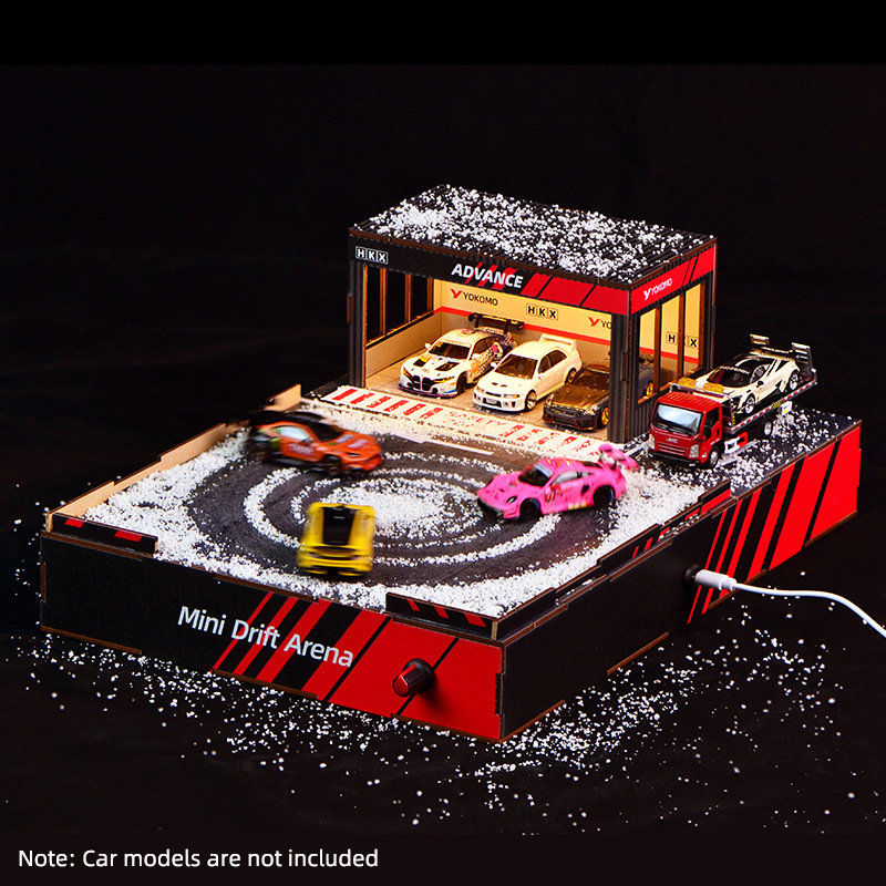 مجموعة بناء مشهد سيارات بمقياس - مراجعة Model Kit Diorama وسعره