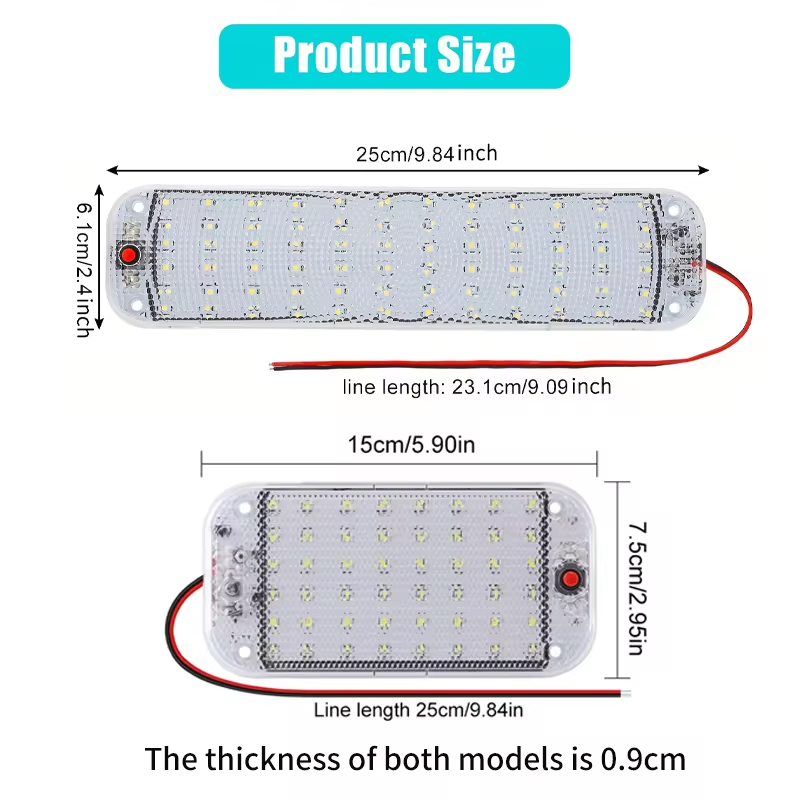 مصباح LED داخلي للسيارة مع مفت - مراجعة Model Kit Ship وسعره