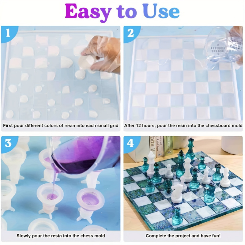 مجموعة شطرنج مكونة من 23 قطعة  - مراجعة Resin Kit Cast وسعره
