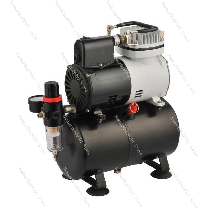 طقم رش بالهواء المضغوط AF186 ل - مراجعة Airbrush Compressor Kit وسعره
