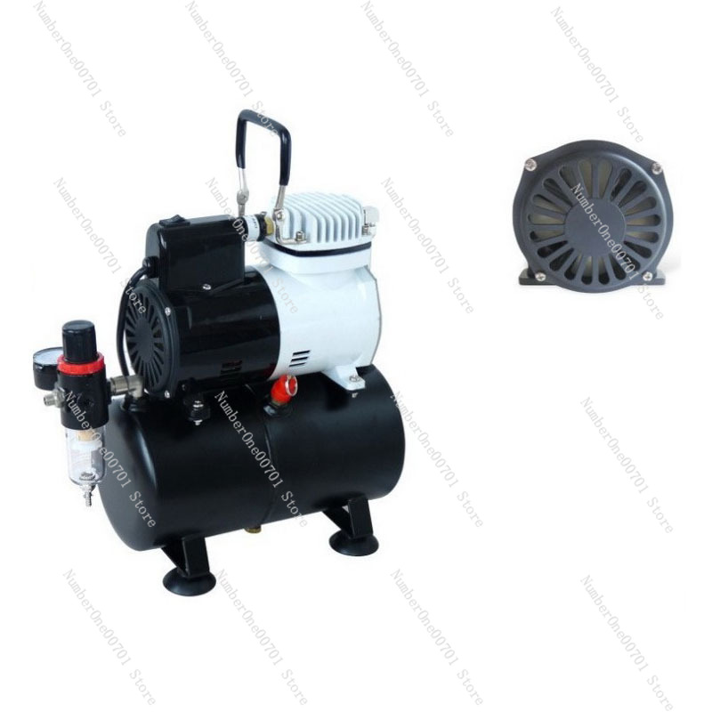 طقم رش بالهواء المضغوط AF186 ل - مراجعة Airbrush Compressor Kit وسعره