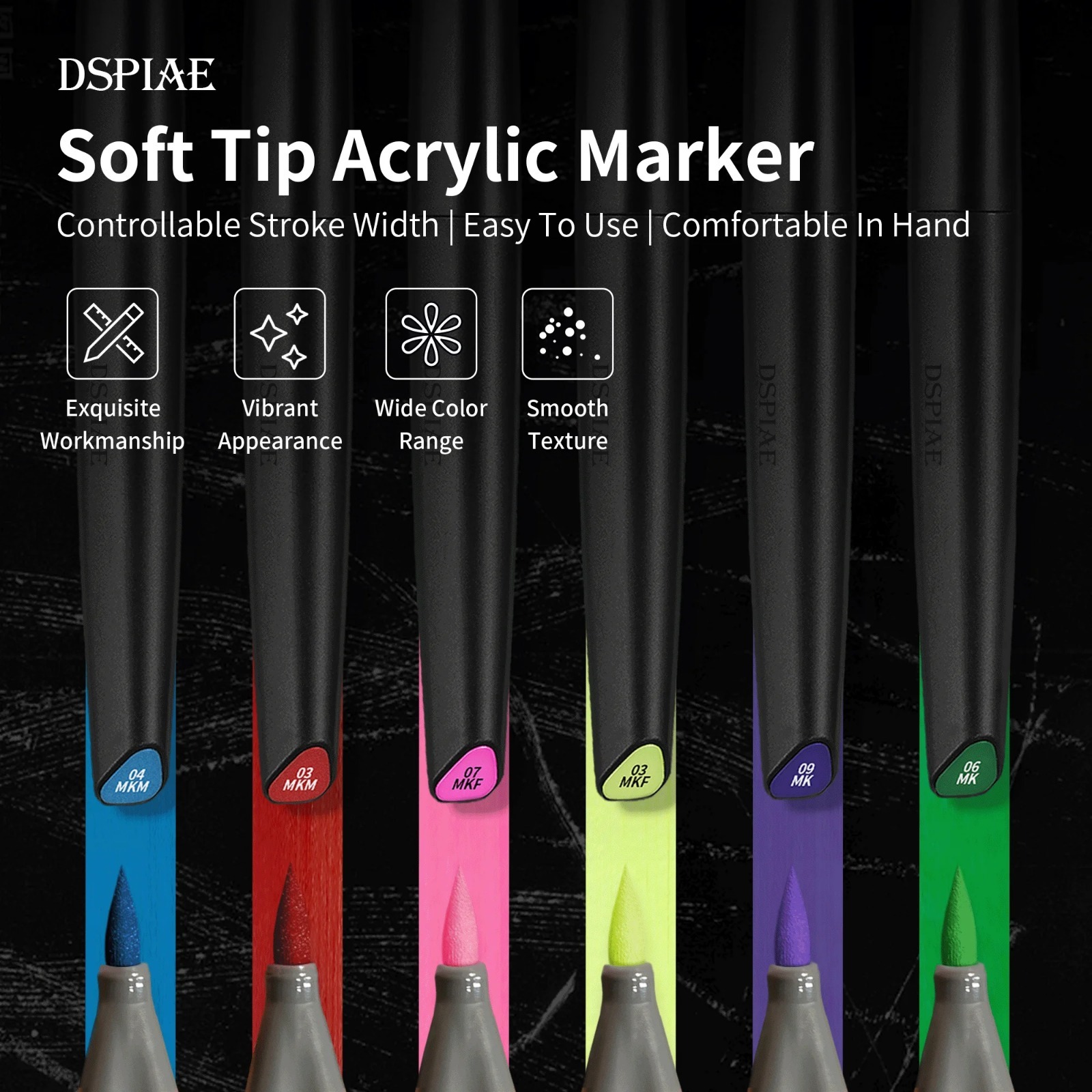 مجموعة أقلام تحديد مائية ناعمة - مراجعة Metallic Paint Set وسعره