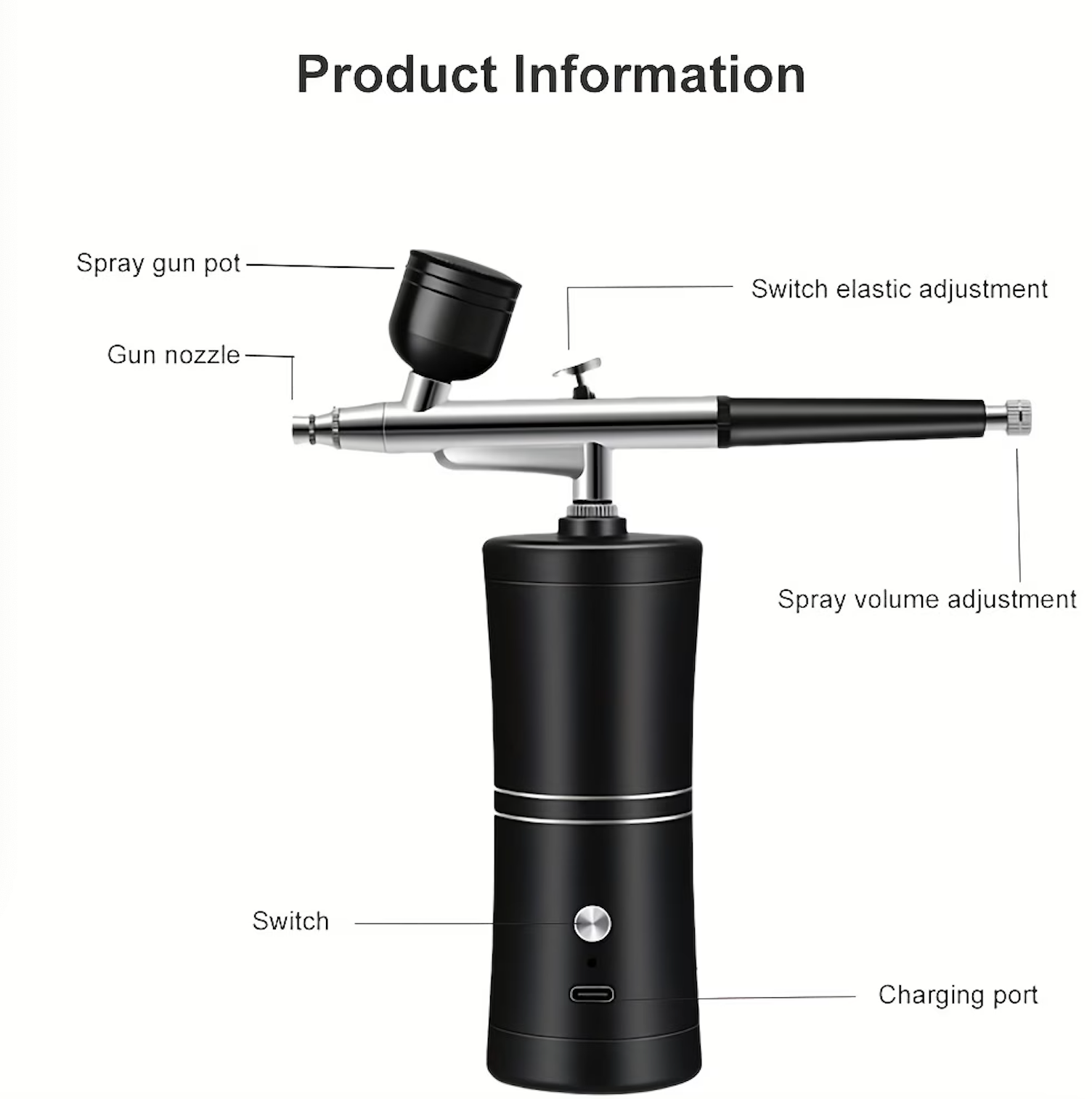 طقم فرشاة هوائية مع ضاغط هواء  - مراجعة Airbrush Compressor Kit وسعره