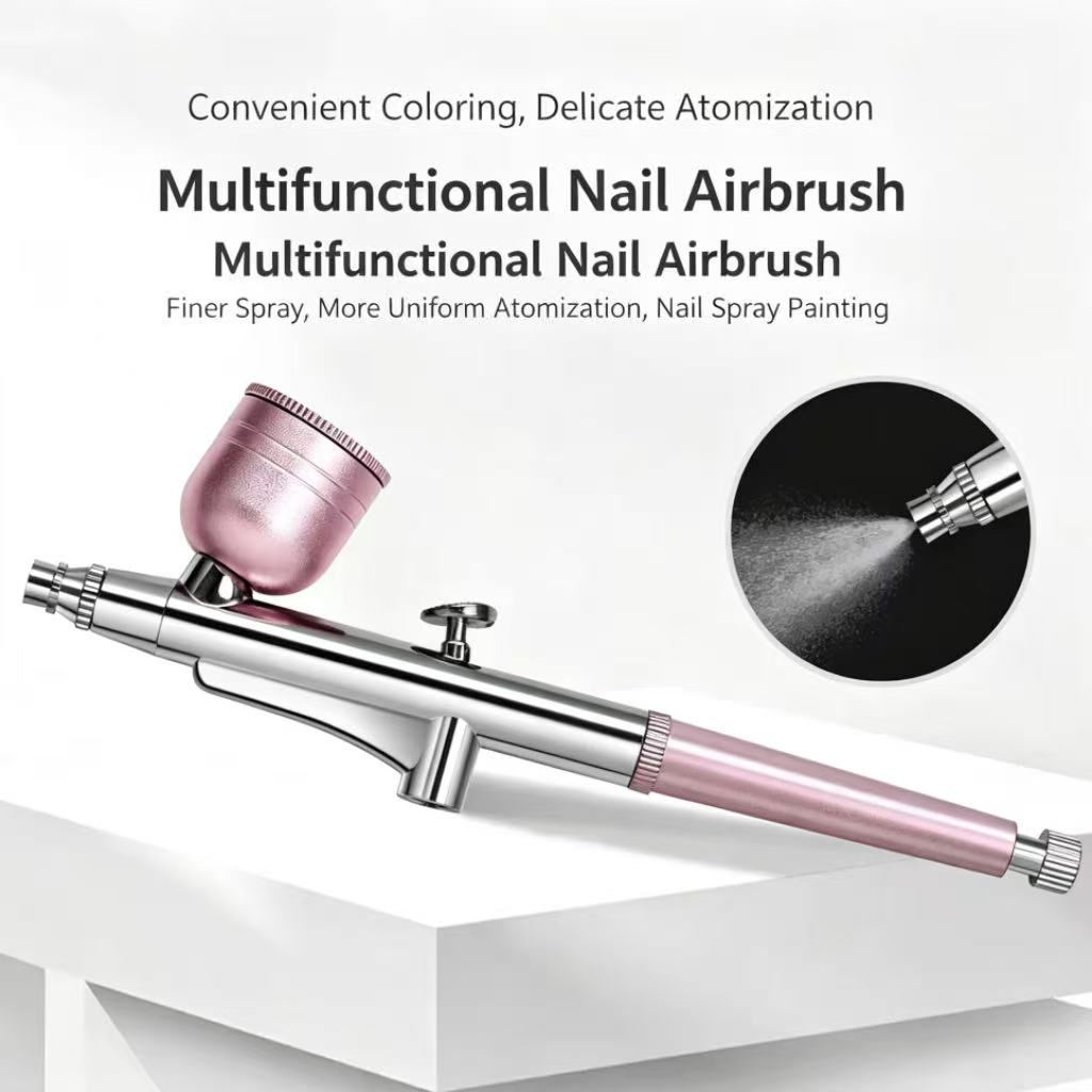طقم فرشاة هوائية مع ضاغط هواء  - مراجعة Airbrush Compressor Kit وسعره