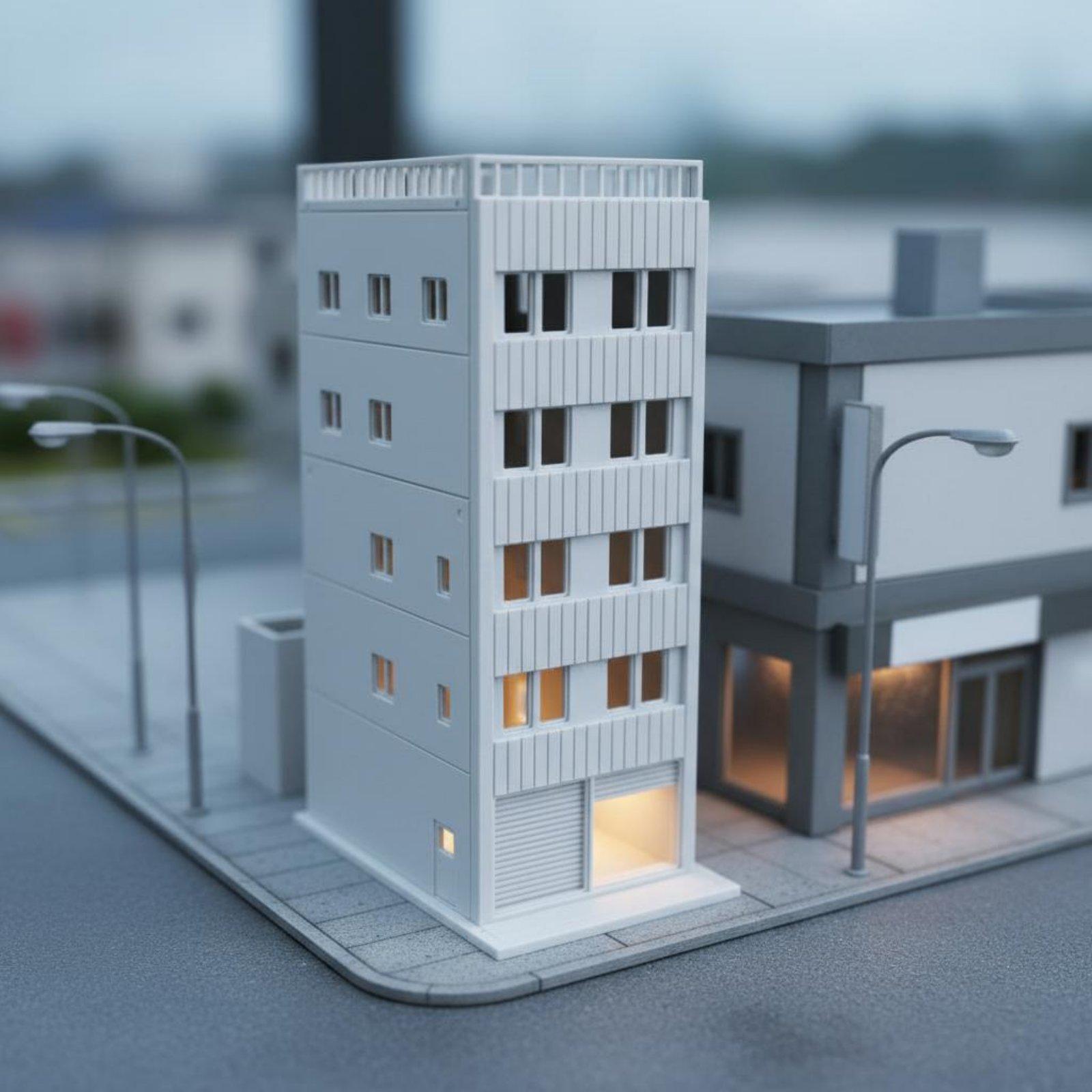 مجموعة بناء نموذج منزل ياباني  - مراجعة Model Kit Diorama وسعره