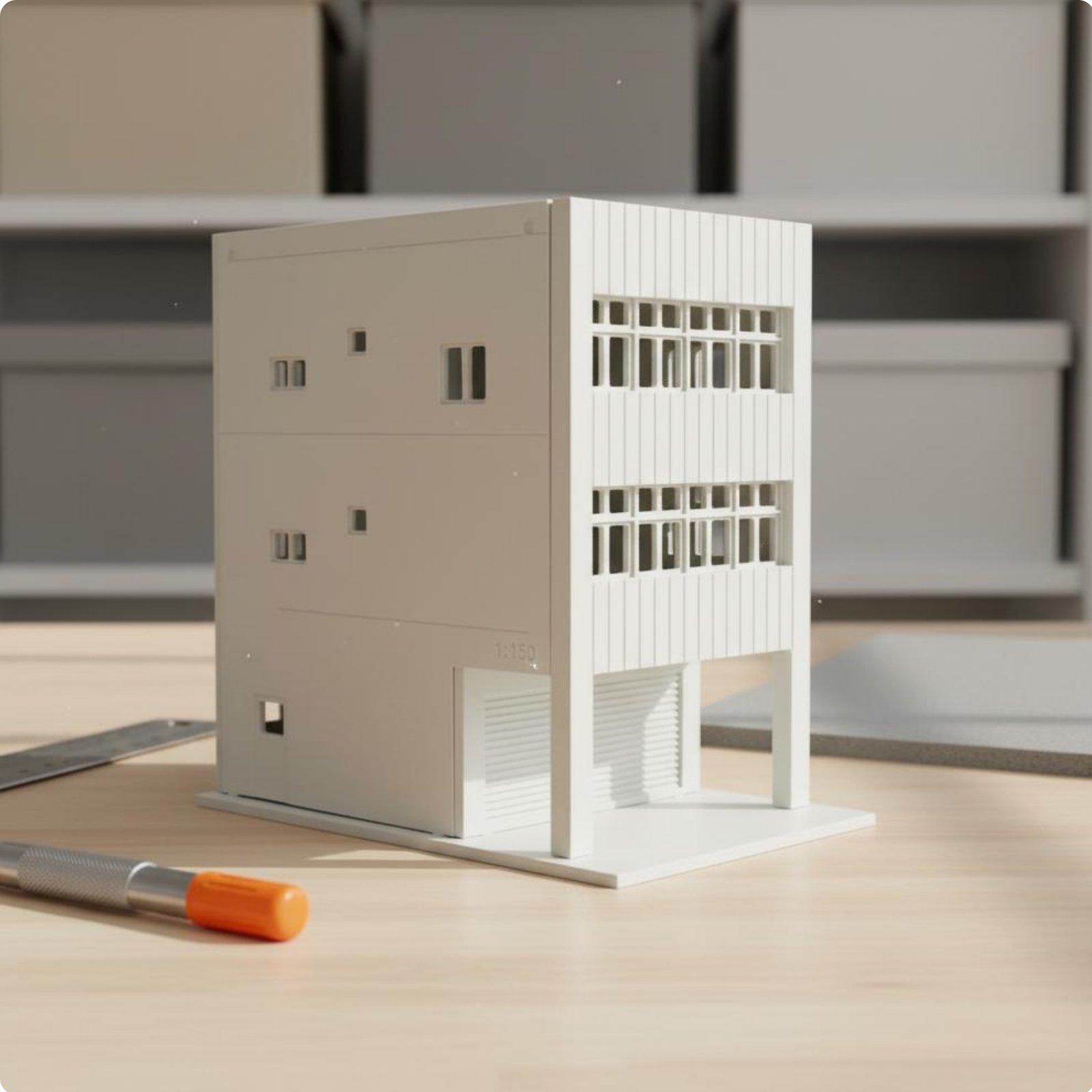 مجموعة بناء نموذج منزل ياباني  - مراجعة Model Kit Diorama وسعره