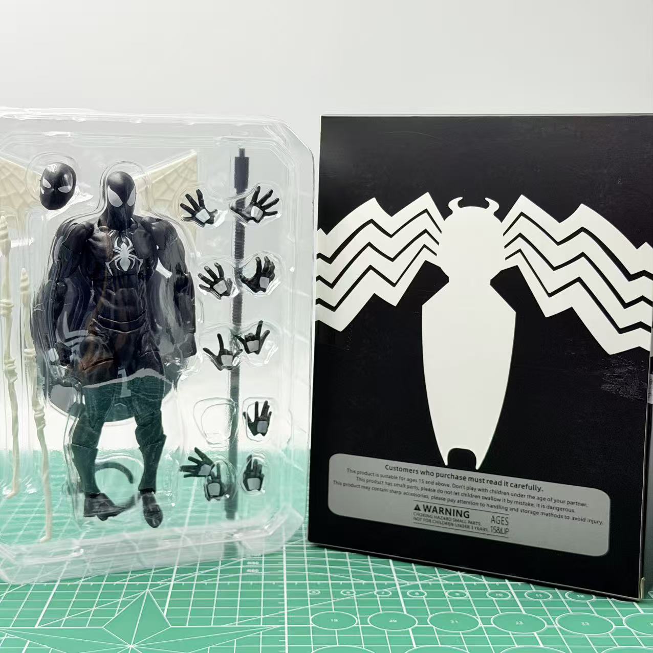 بانداي سيمبيوت سبايدر مان بلاك - مراجعة Model Kit Spiderman وسعره