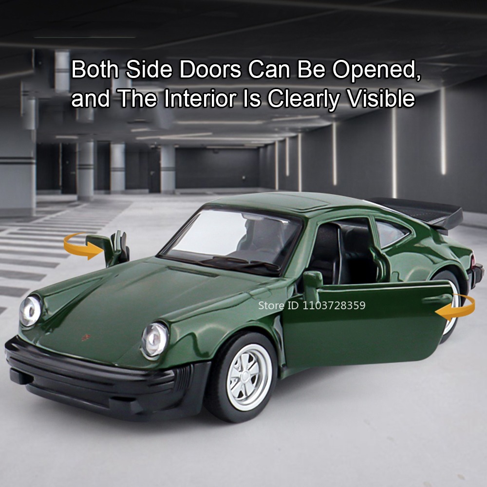 1:36 بورش 911 توربو 1978 لعبة  - مراجعة Model Kit Ae86 وسعره